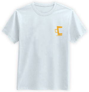 Camiseta C da Logo branco