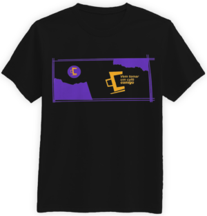 Camiseta quadro preto