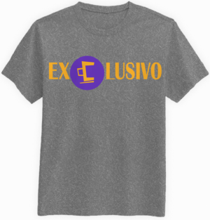 Camiseta exclusivo cinza